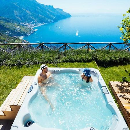 Sea View Villa In Ravello With Lemon Pergola, Gardens And Jacuzzi - Ideal For Elopements Dış mekan fotoğraf