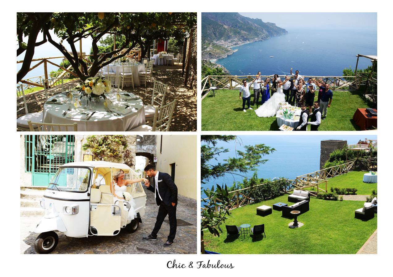 Sea View Villa In Ravello With Lemon Pergola, Gardens And Jacuzzi - Ideal For Elopements Dış mekan fotoğraf