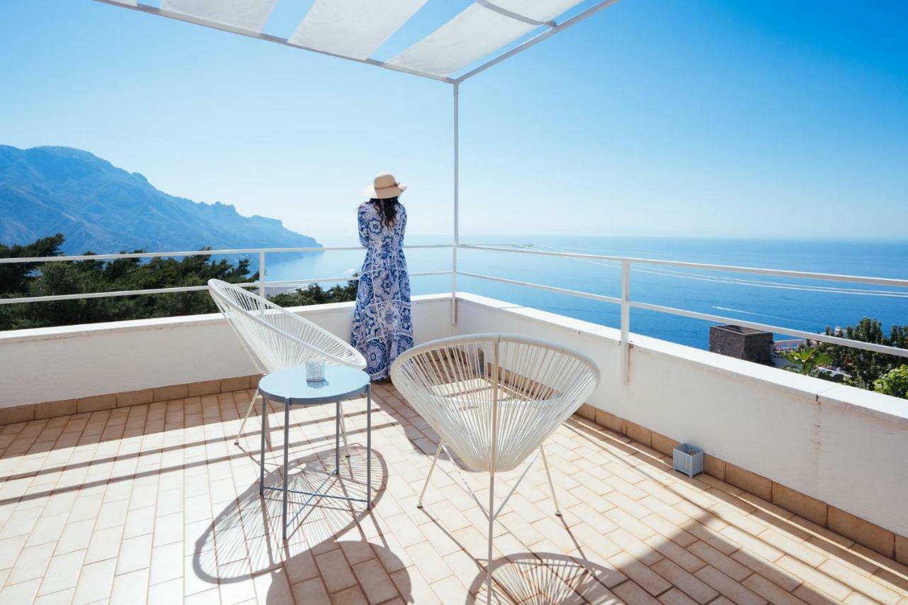 Sea View Villa In Ravello With Lemon Pergola, Gardens And Jacuzzi - Ideal For Elopements Dış mekan fotoğraf