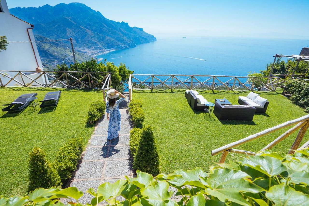 Sea View Villa In Ravello With Lemon Pergola, Gardens And Jacuzzi - Ideal For Elopements Dış mekan fotoğraf